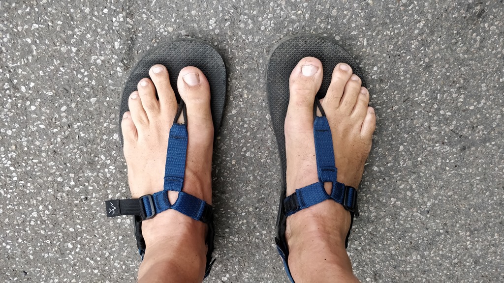 Bedrock Sandals am Vienna Trail Run